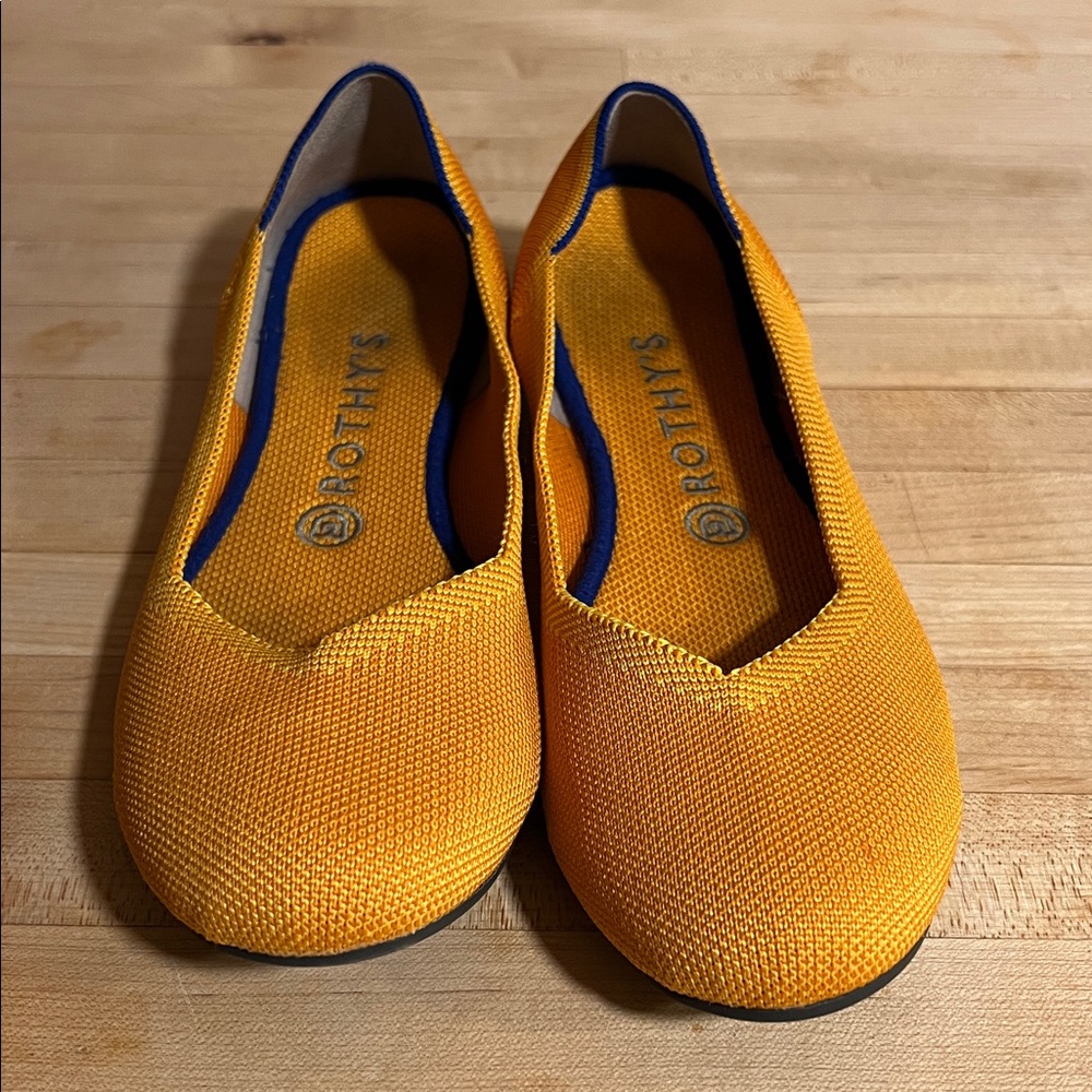 Rothy's Vibrant Yellow Flats